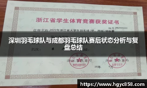 深圳羽毛球队与成都羽毛球队赛后状态分析与复盘总结