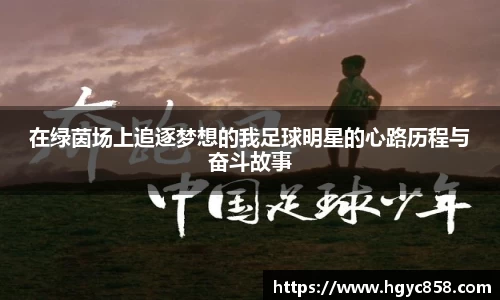 在绿茵场上追逐梦想的我足球明星的心路历程与奋斗故事